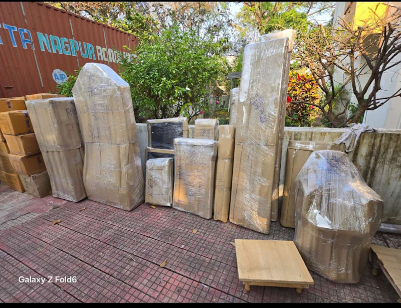 Heavy-Duty Corrugated Moving Boxes & Security Taping - Sri Laxmi Packers and Movers Mancherial