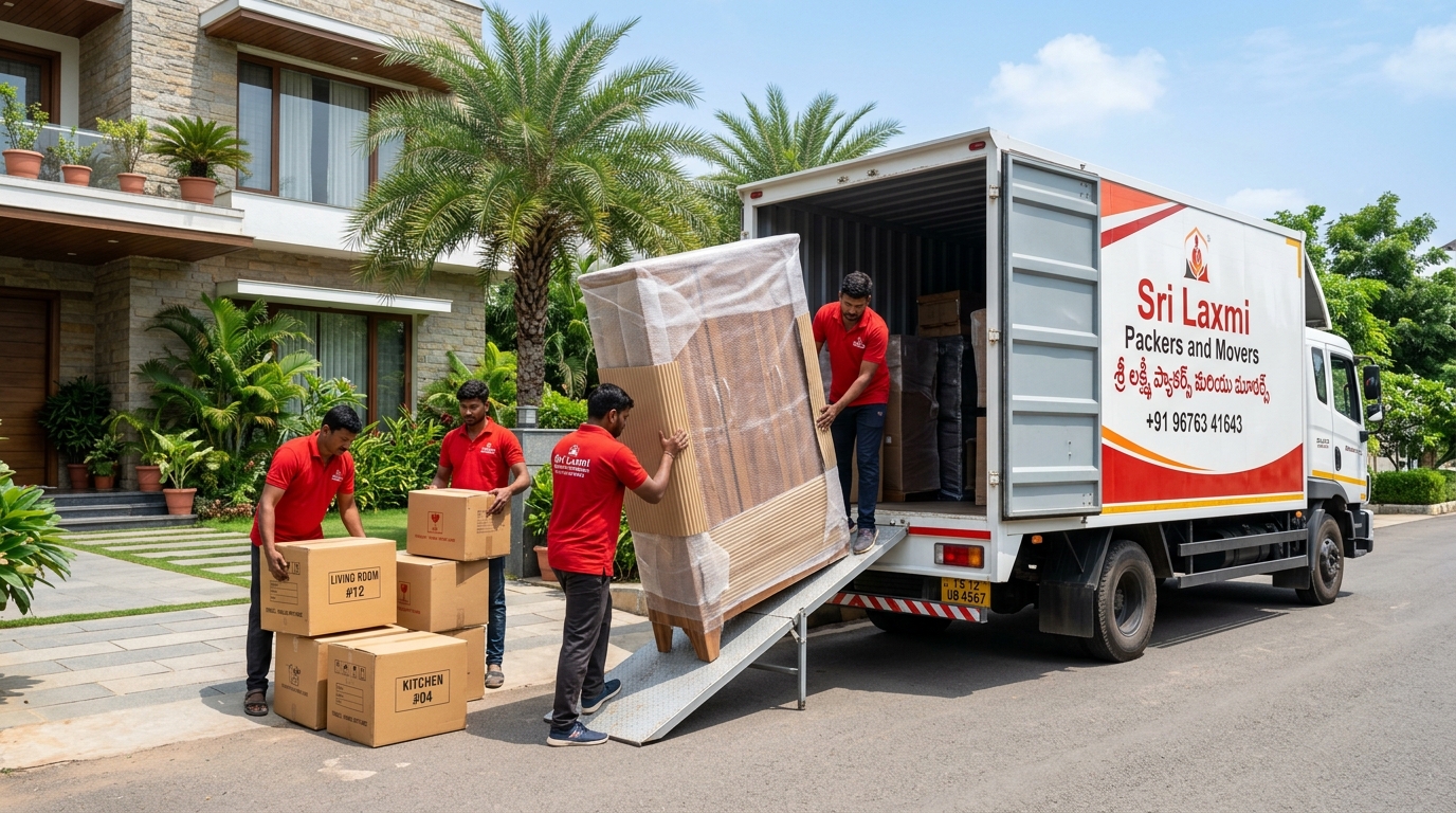 Household Shifting in Mancherial Telangana by Sri Laxmi Movers
